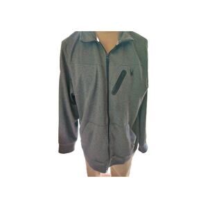 Spyder Active Men’s Gray Full Zip Jacket Size XXL Preowned